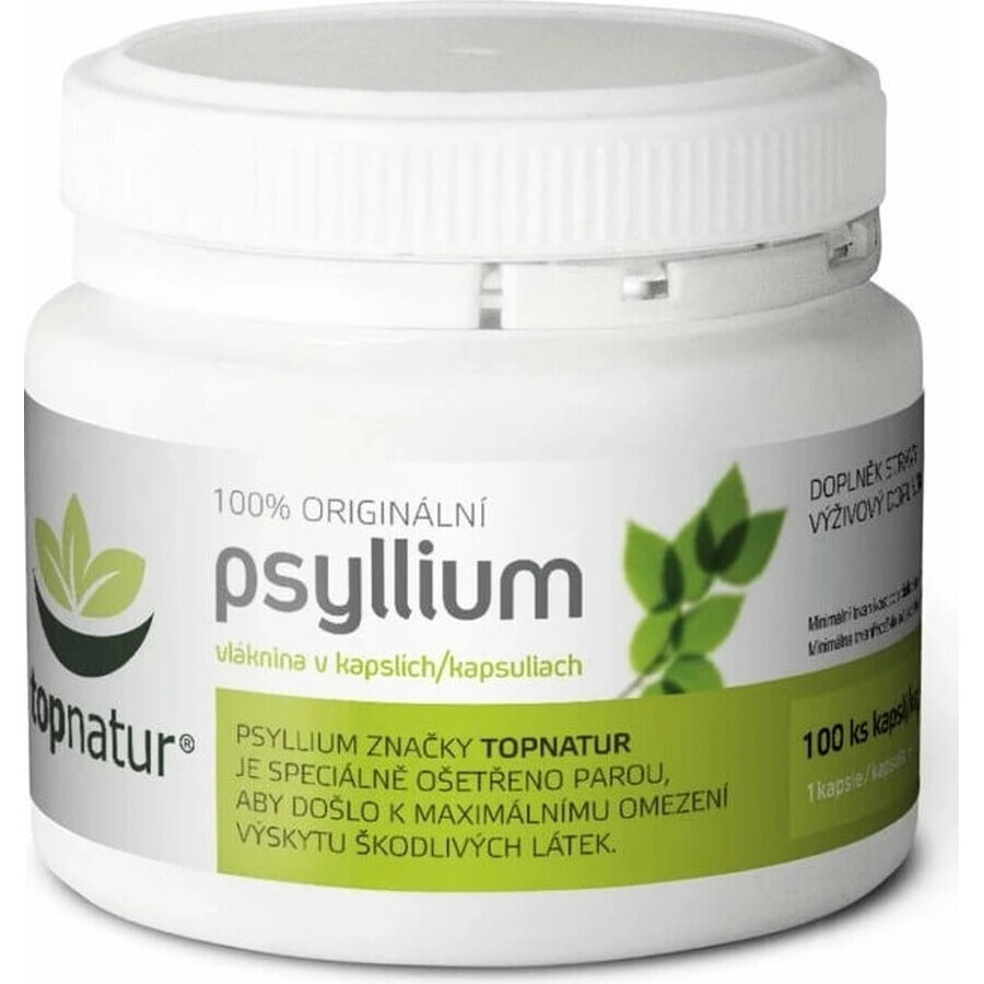 topnatur PSYLLIUM fibra 1×100 cps, integratore alimentare