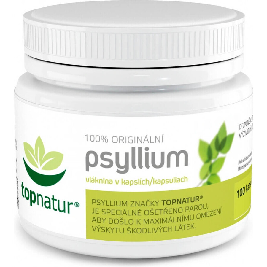 topnatur PSYLLIUM fibra 1×100 cps, integratore alimentare