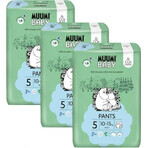 Muumi Baby Pants 5 Maxi+ 10-15 kg, confezione mensile di eco-pannolini 1×114pz, eco-pannolini