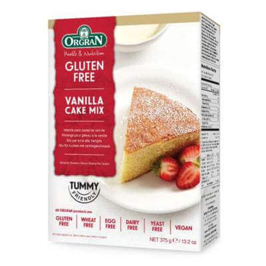 Vanillekuchenmischung, 375 g, Orgran