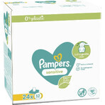 Pampers Sensitive Box Lingettes Sans Plastique 24x52pcs 24×52 pcs