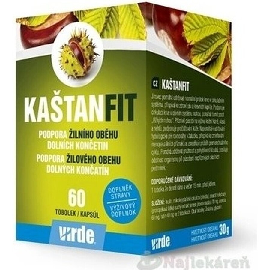 VIRDE CASTANFIT 1×60 cps, voedingssupplement