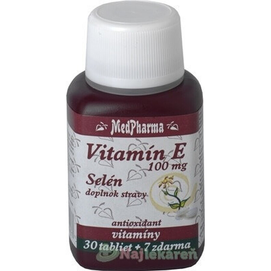 MedPharma VITAMINE E 100 1×107 cps, voedingssupplement