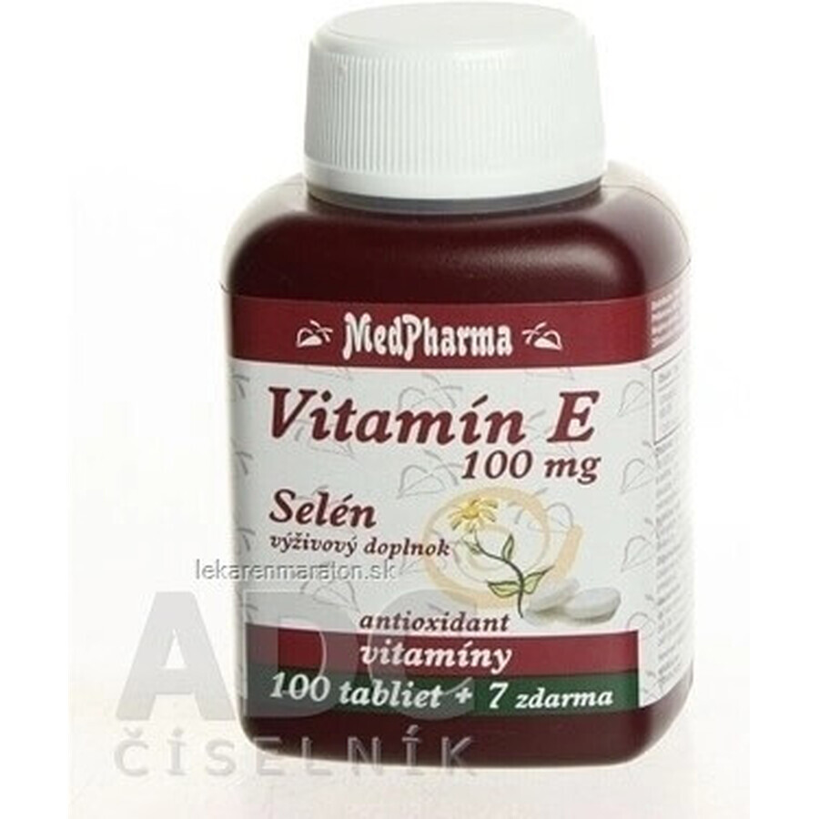 MedPharma VITAMINE E 100 1×107 cps, voedingssupplement