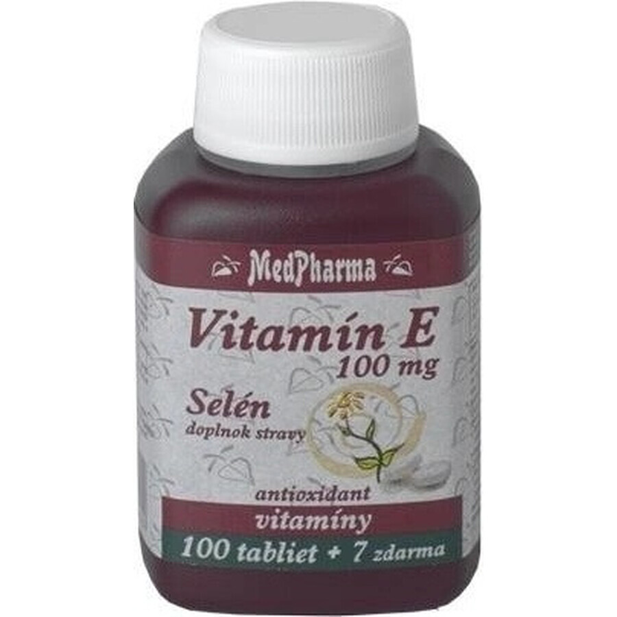 MedPharma VITAMINE E 100 1×107 cps, voedingssupplement