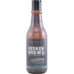 Redken Men's Invigorating Mint Hair Shampoo Brews 1×300 ml, shampoo