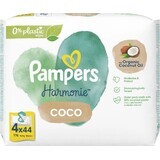 PAMPERS HARMONIE PROTECT&CARE WIPES 176KS 1×176 buc, șervețele umede