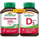 JAMIESON COENZYM Q10 60 MG+SELENIUM+B1 1×60 cps, co-enzym