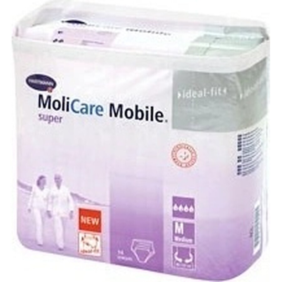 MoliCare MOBILE Super M (Medium) 1×14 pezzi, pannolini per bambini