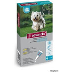 Advantix Spot-on voor honden van 4 tot 10 kg (4 pipetten) 4x1 ml