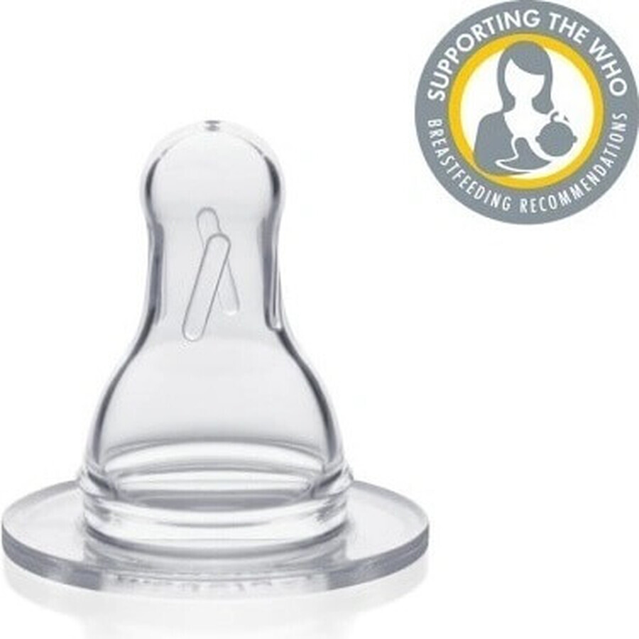 Medela Flessenspeen - S 1×2 stuks, Flessenspeen