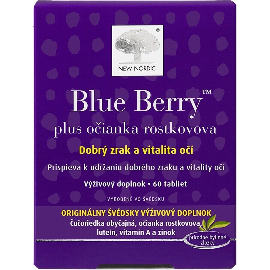 NEW NORDIC Blue Berry 1×60 tbl, integratore alimentare