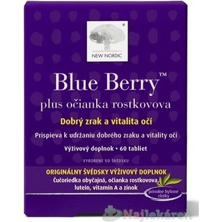 NEW NORDIC Blue Berry 1×60 tbl, integratore alimentare