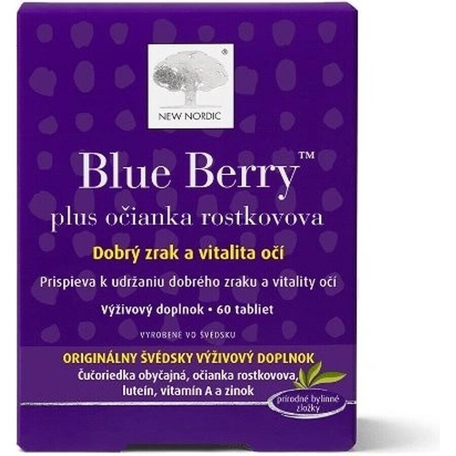 NEW NORDIC Blue Berry 1×60 tbl, integratore alimentare