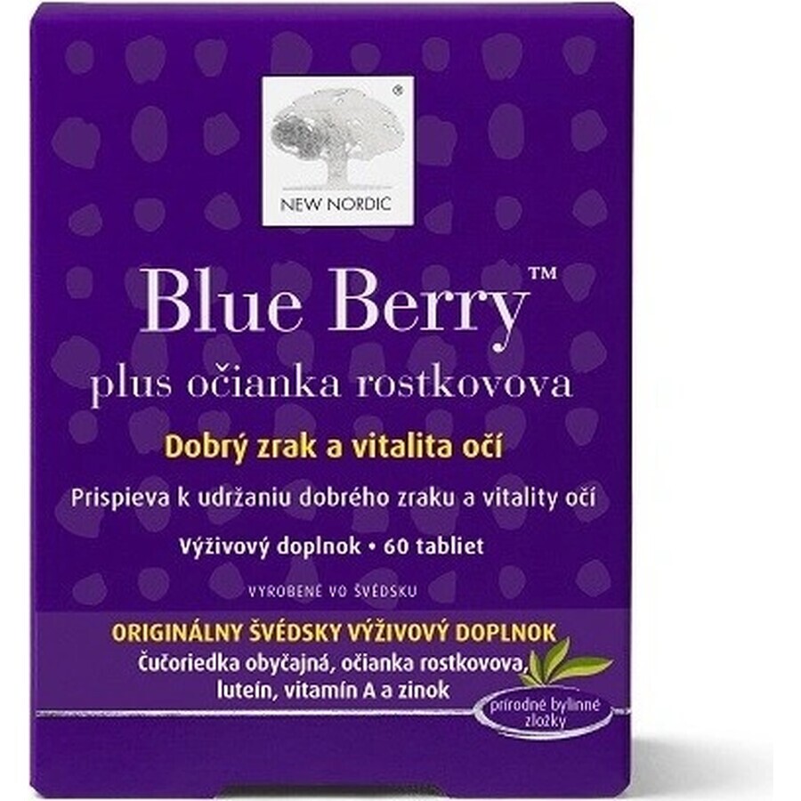 NEW NORDIC Blue Berry 1×60 tbl, integratore alimentare