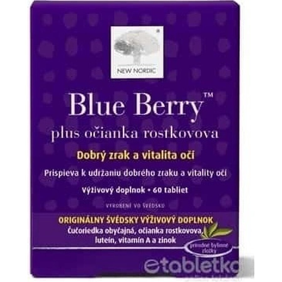 NEW NORDIC Blue Berry 1×60 tbl, integratore alimentare