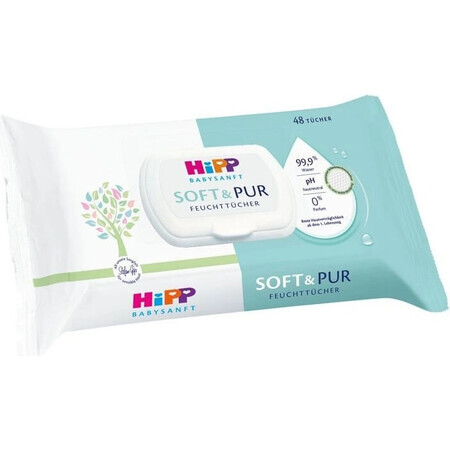 HiPP Babysanft Soft & Pure Cleaning Wet Wipes 48 pcs 1×48 pcs, wet wipes