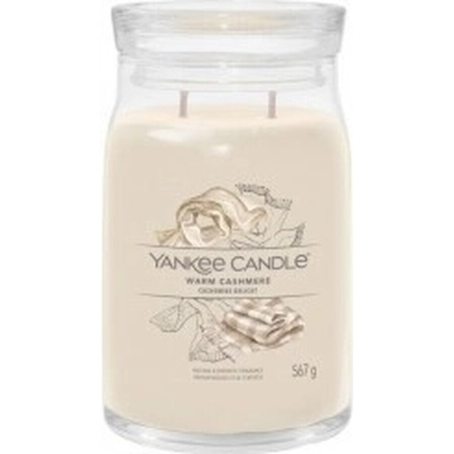 Yankee Candle Signature Large Warm Cashmere Candle 1×567 g Warm Cashmere 1×567 g, geurkaars