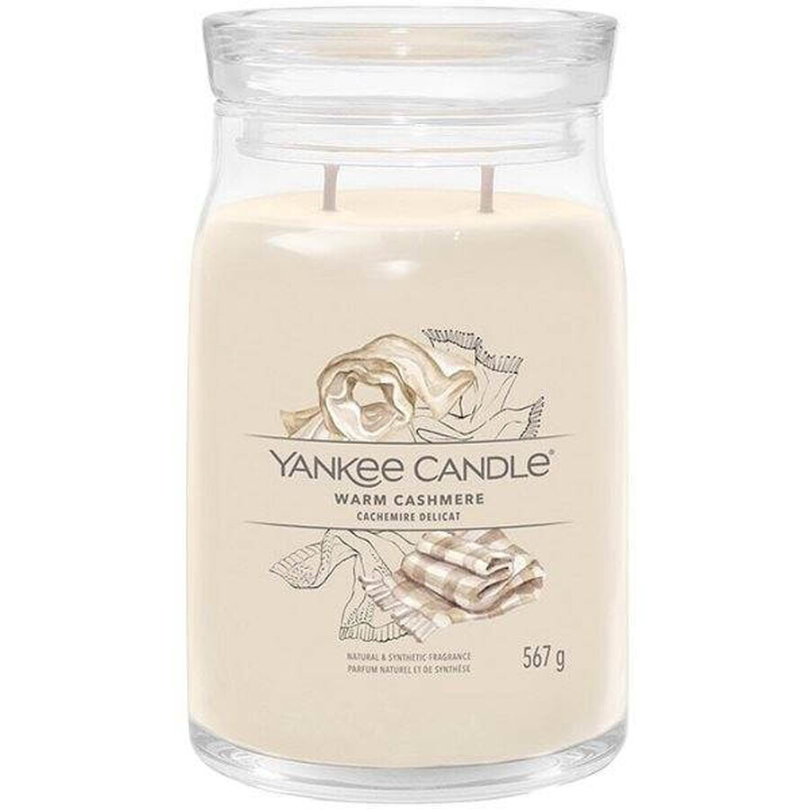 Yankee Candle Signature Large Warm Cashmere Candle 1×567 g Warm Cashmere 1×567 g, geurkaars