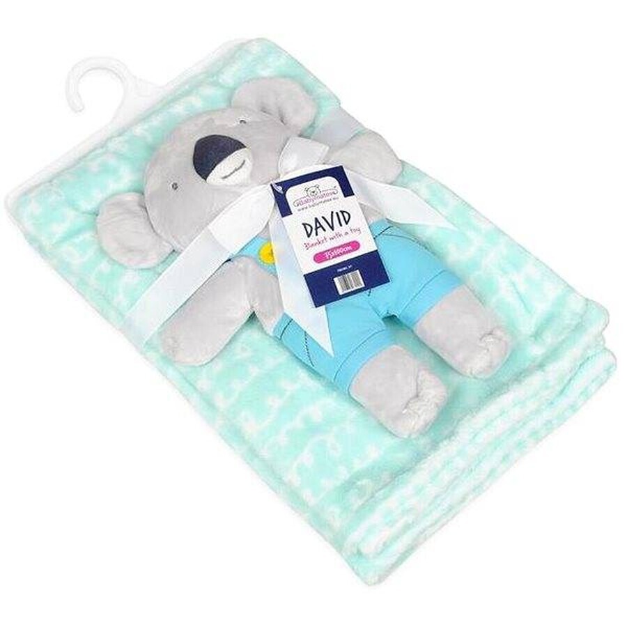 BABYMATEX Speelgoeddeken Koala Mint 75 x 100 cm 1×1 stuk, voor kinderen