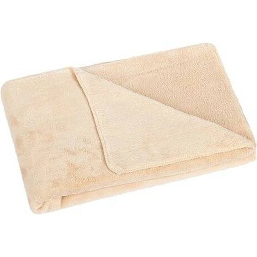 Kinderdeken KORALL MICRO 1014/027 75x100 beige zonder borduursel 1×1 stuk, babydeken