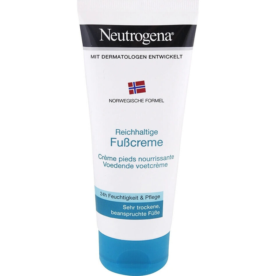 NEUTROGENA® Crema piedi ultra nutriente con formula norvegese 1×100 ml, crema piedi