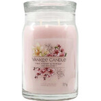 Yankee Candle Signature grote kaars Pink Cherry & Vanilla 1×567 g, geurkaars