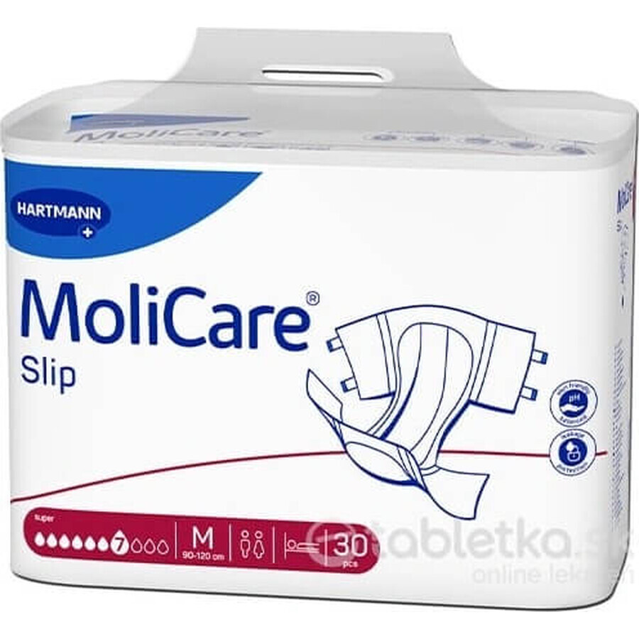 MoliCare Slip super 7 sq. M 1×30 pezzi, slip per incontinenza