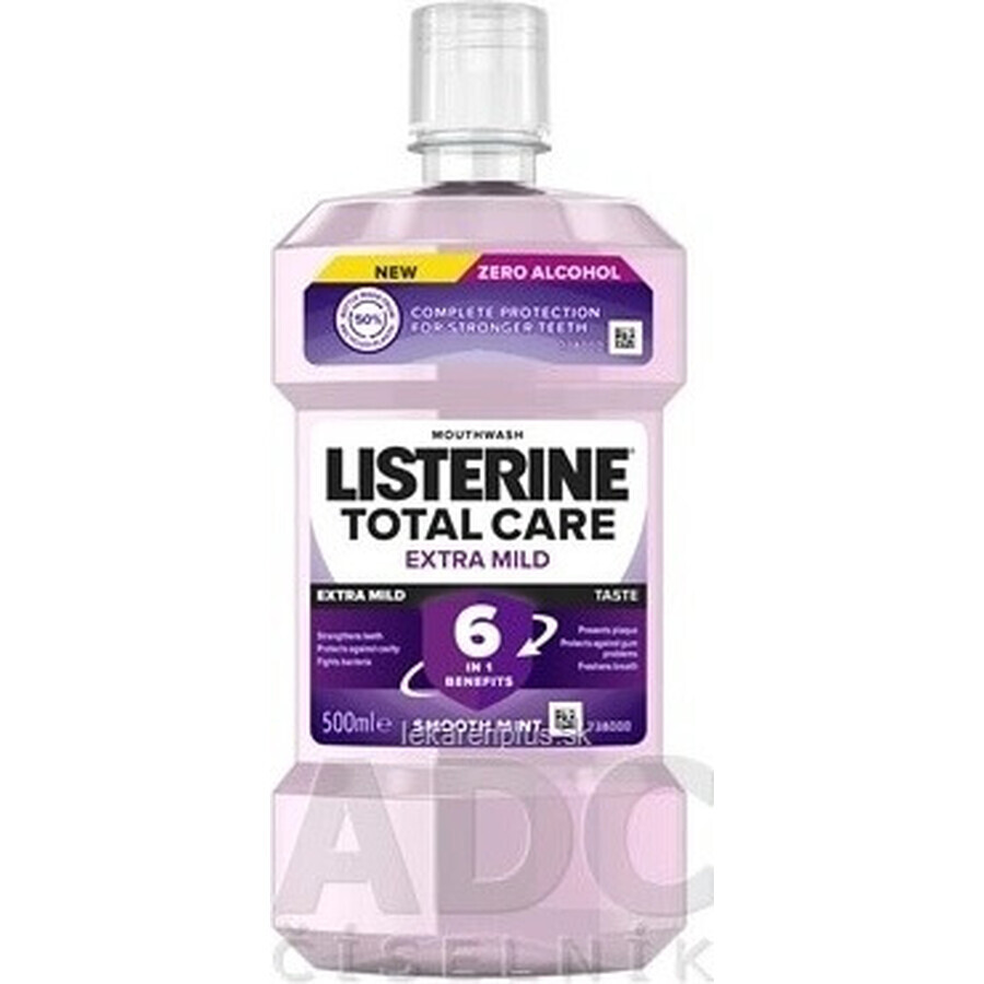 LISTERINE® TOTAL CARE Extra Mild Mondwater 1×500 ml, mondwater