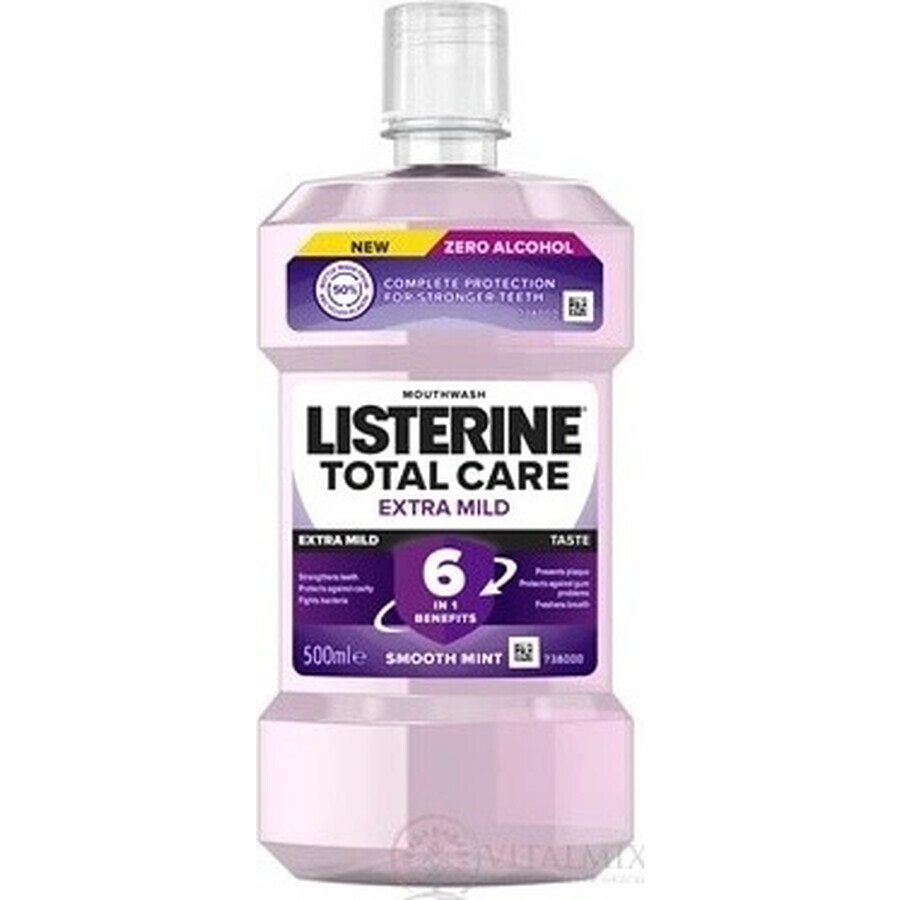 LISTERINE® TOTAL CARE Extra Mild Mondwater 1×500 ml, mondwater