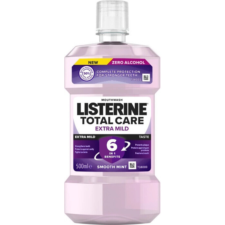 LISTERINE® TOTAL CARE Extra Mild Mondwater 1×500 ml, mondwater