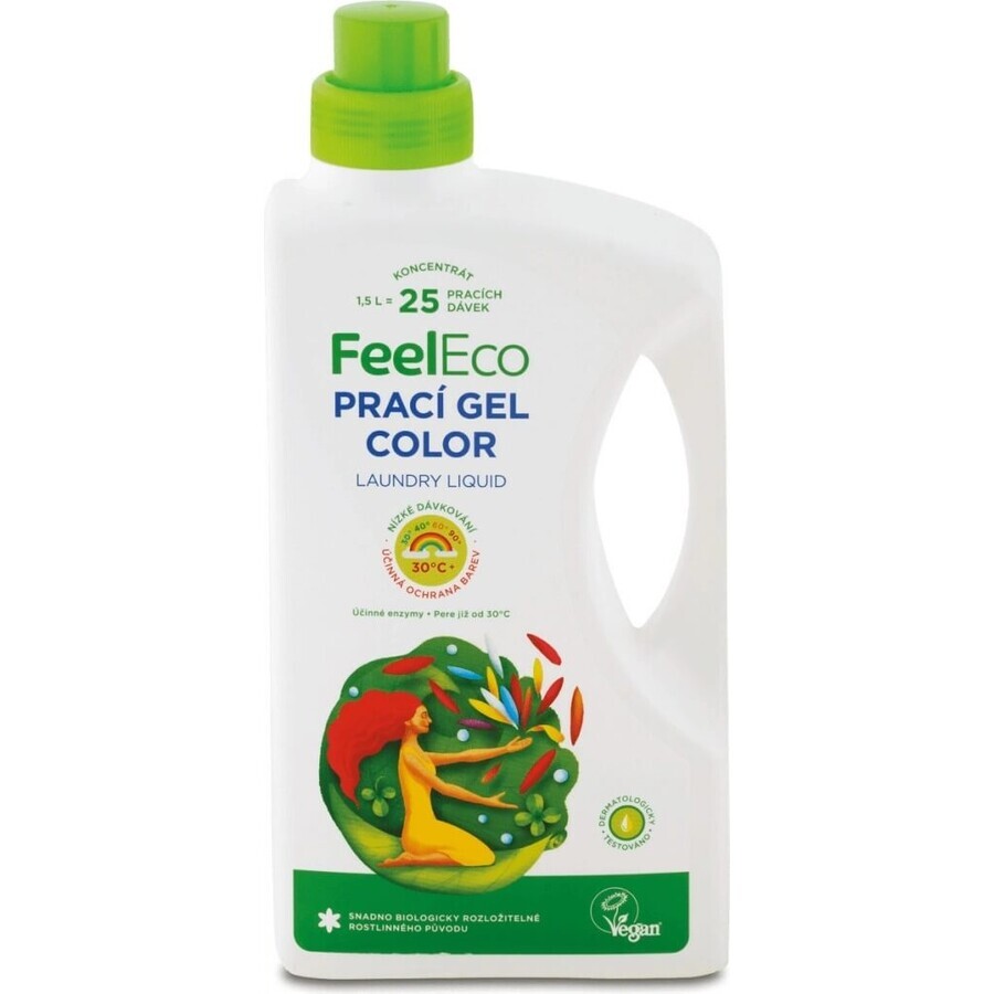 Feel Eco Wasgel 1×1500 ml voor gekleurd wasgoed