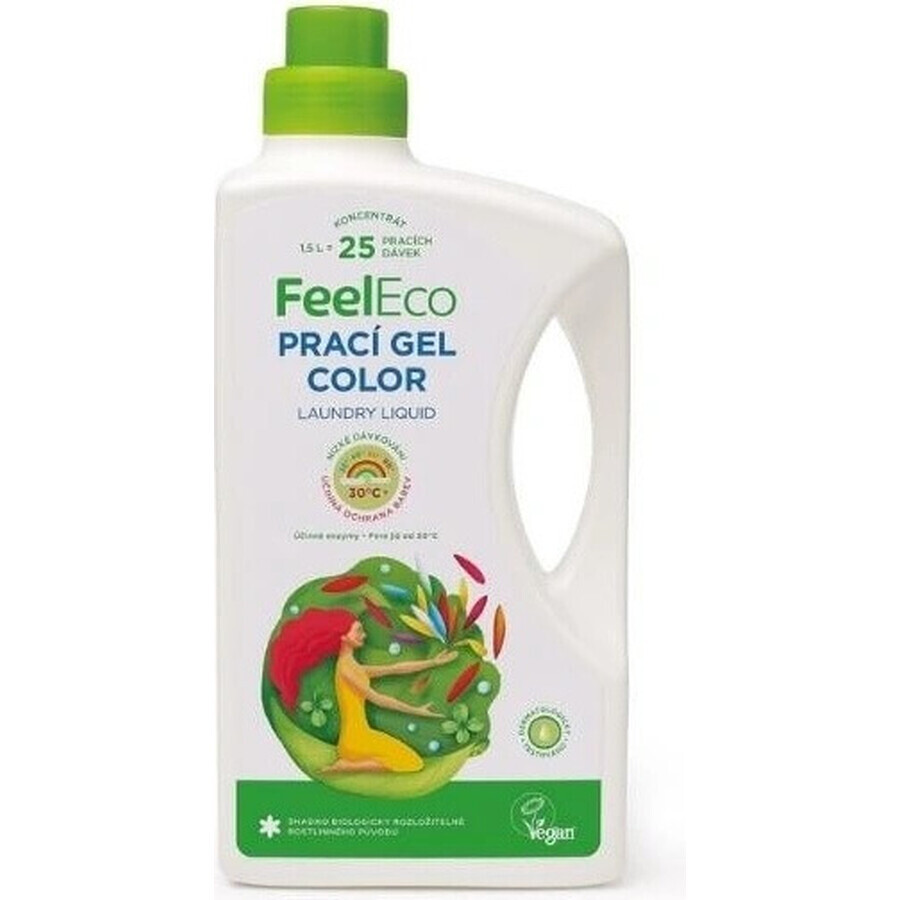 Feel Eco Wasgel 1×1500 ml voor gekleurd wasgoed