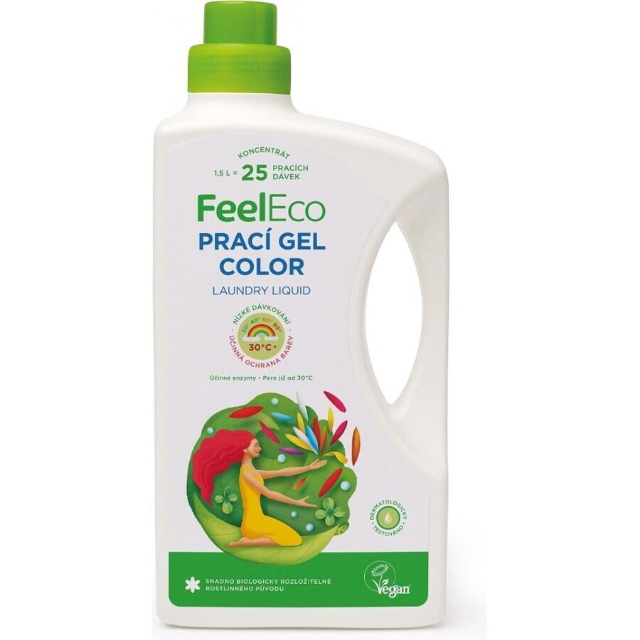 Feel Eco Wasgel 1×1500 ml voor gekleurd wasgoed