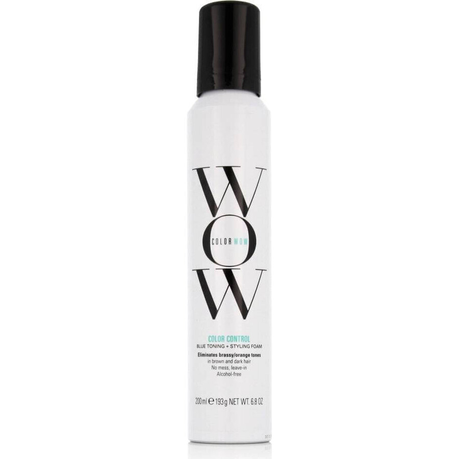 Colour Wow Colour Control Styling mousse met blauwe tint 1×200 ml, styling mousse