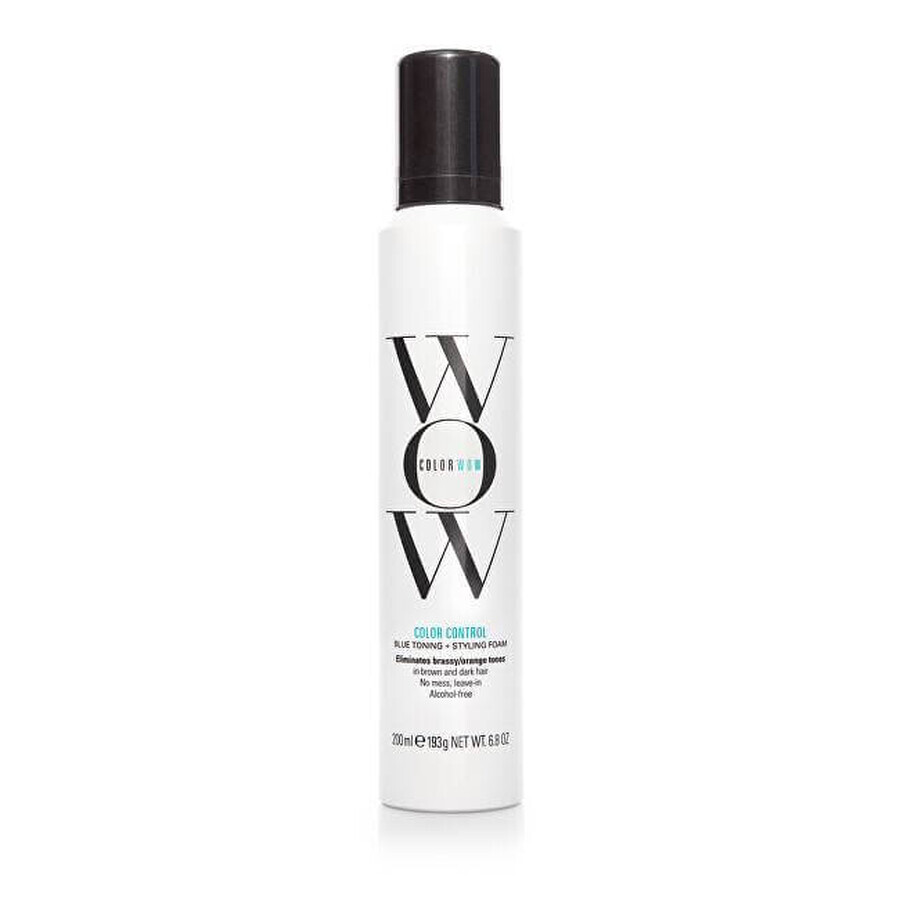 Colour Wow Colour Control Styling mousse met blauwe tint 1×200 ml, styling mousse