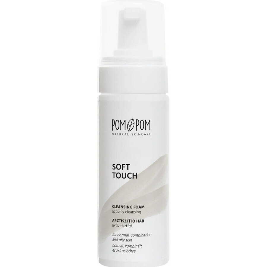 POMPOM SOFT TOUCH FACE CLEANSING FOAM 1×150 ml, spumă de curățare facială