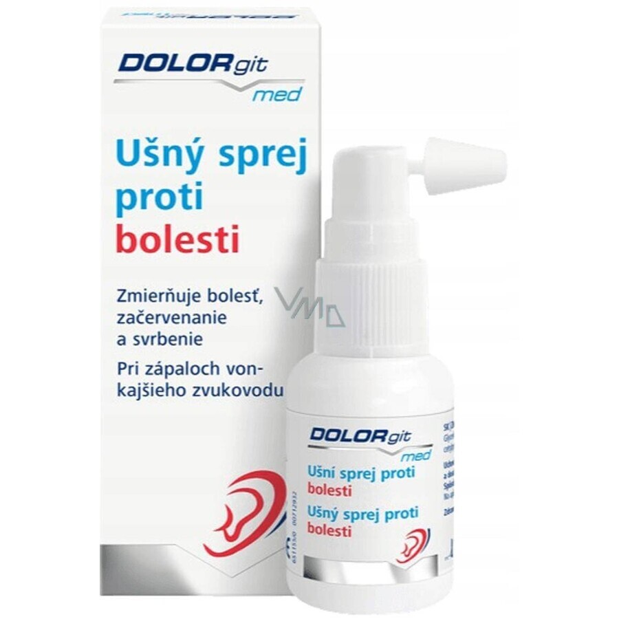 DOLORgit honing oorspray tegen pijn 1×20 ml, oorspray