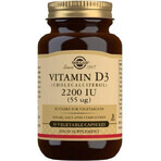 Solgar Vitamina D3 2200 UI 50 cápsulas 1×50 tbl, complemento alimenticio