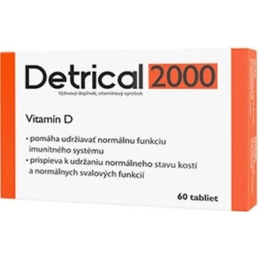 Detrical 2000 Vitamin D 1×60 tbl, food supplement