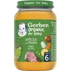 Gerber Biologische Vlees en Groente Snack 1×190 g, snack