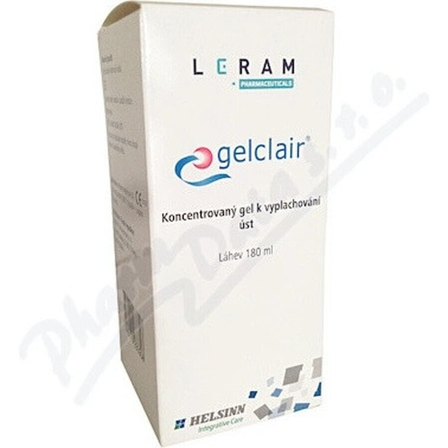 GELCLAIR GEL ZUR BESEITIGUNG VON GURGELN 1×180 ml, Nahrungsergänzungsmittel