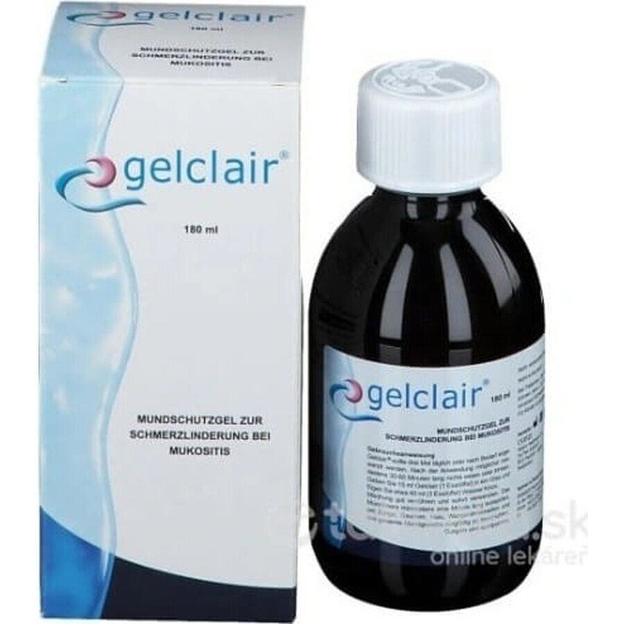 GELCLAIR GEL ZUR BESEITIGUNG VON GURGELN 1×180 ml, Nahrungsergänzungsmittel