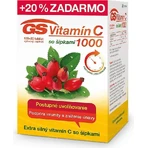 GS Vitamin C 1000+cones, 100+20 tbl 1×100+20 tbl, nutritional supplement