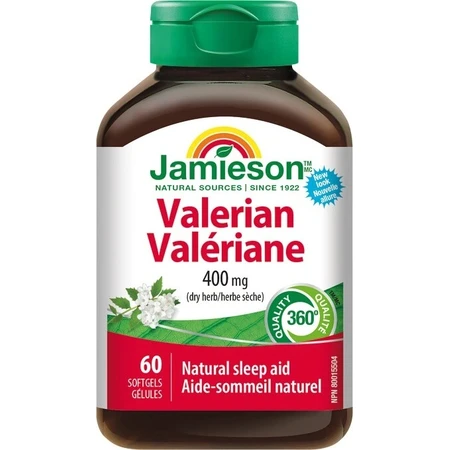 JAMIESON VALERIAN VALERIAN 400 mg 1×60 tbl, valerian