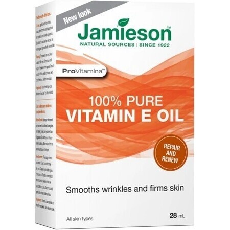 JAMIESON ProVitamin ProVitamin 100% reines Vitamin E Öl 1×28 ml, Öl gegen Alterserscheinungen