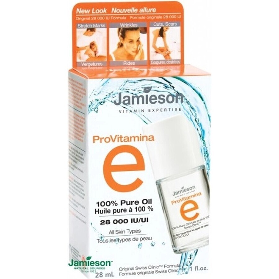 JAMIESON ProVitamin ProVitamin 100% reines Vitamin E Öl 1×28 ml, Öl gegen Alterserscheinungen