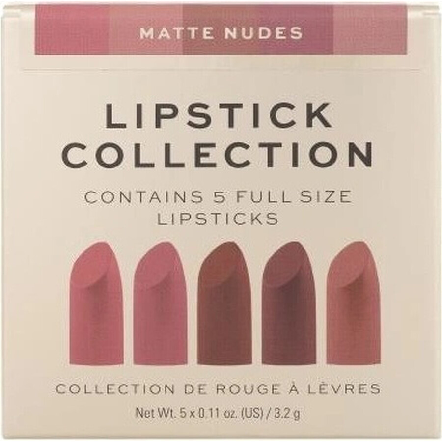 Lipstick set Revolution PRO Matte Nude 1×5 pcs, lipstick set