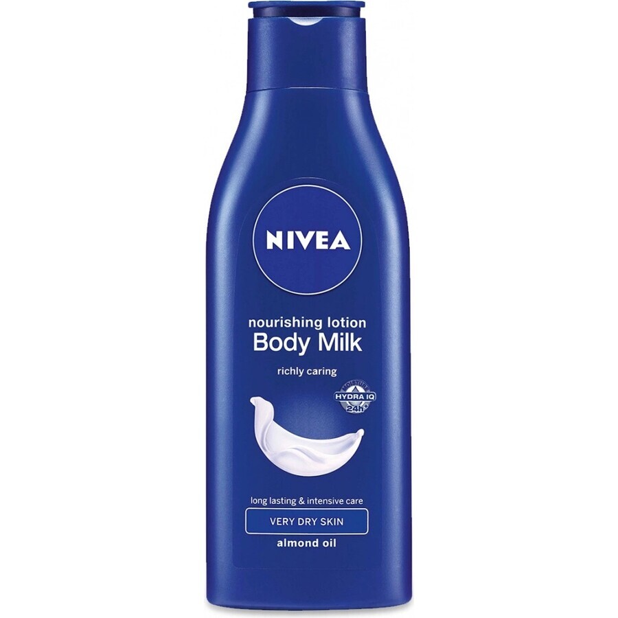 NIVEA BODY MILK - DRY SHEATH 1×400 ml, îngrijire de lungă durată