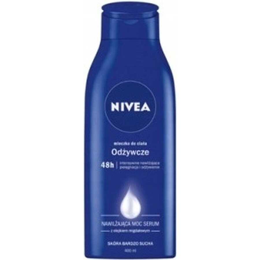 NIVEA BODY MILK - DRY SHEATH 1×400 ml, îngrijire de lungă durată